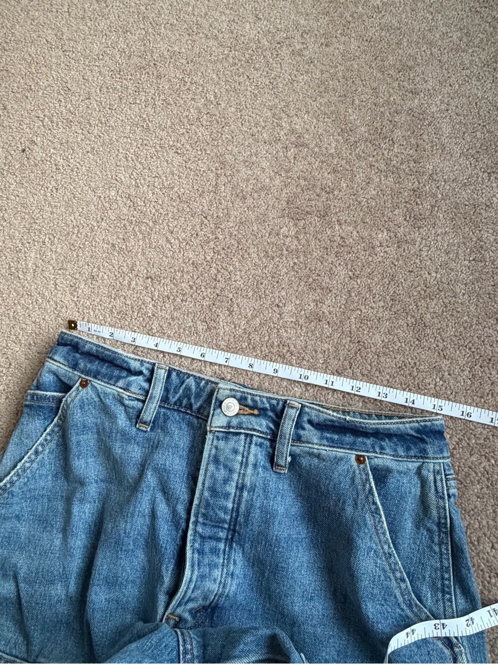 🍁 ABERCROMBIE + FITCH - The Dad High Rise - Size 30 - FLAW - Picture 4 of 9